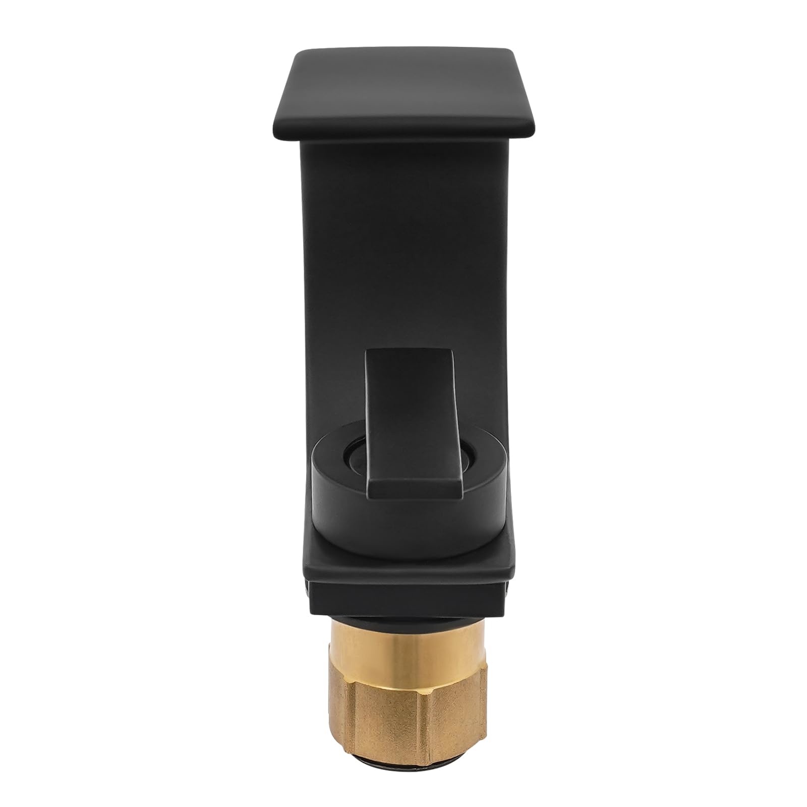Grifo de lavabo con grifo monomando y cartucho de cerámica, grifo de lavabo con conexiones de 1/2 y 3/8 pulgadas, mangueras flexibles (orificio de 3,1 – 4,2 cm de diámetro), para casa y apartamento