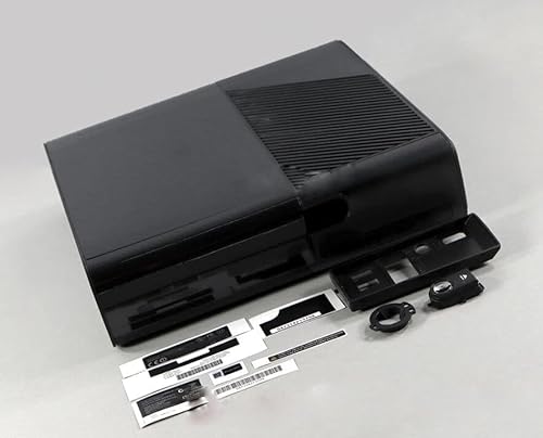 Black Full Housing Shell Case Cover Top Bottom Protective Case for Xbox 360 E Console