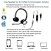 immagine 1Auricolare USB con due orecchie con microfono a cancellazione del rumore da 3,5 mm, per cellulare, tablet, laptop, Mac, Skype, iPhone, Samsung, Galaxy, Huawei, HTC, ZTE BlackBerry Mi iPad