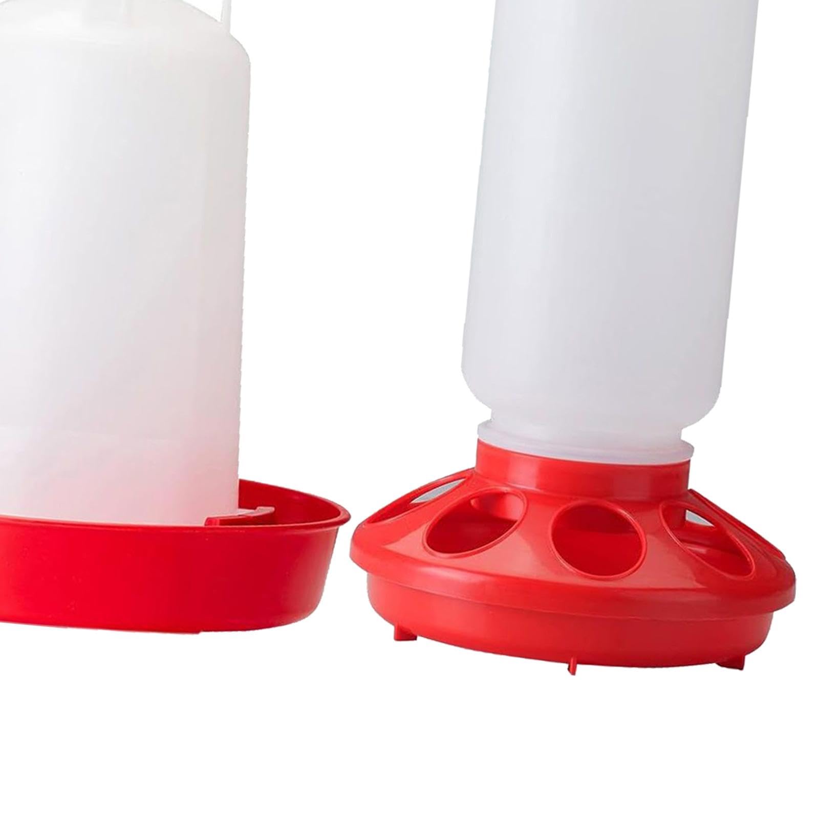 Amazon | WeiLaiKeQi 鶏の給餌器給水器 水容器 鶏の餌箱と給水器セット