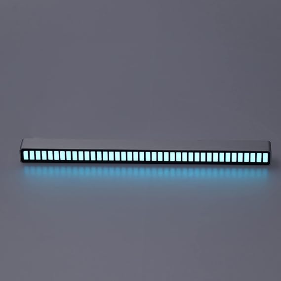 UBERSWEET Sensor Lamp, Extended RGB Pickup USB Light for Audio for Home for Desktop Computer(Silver)'||