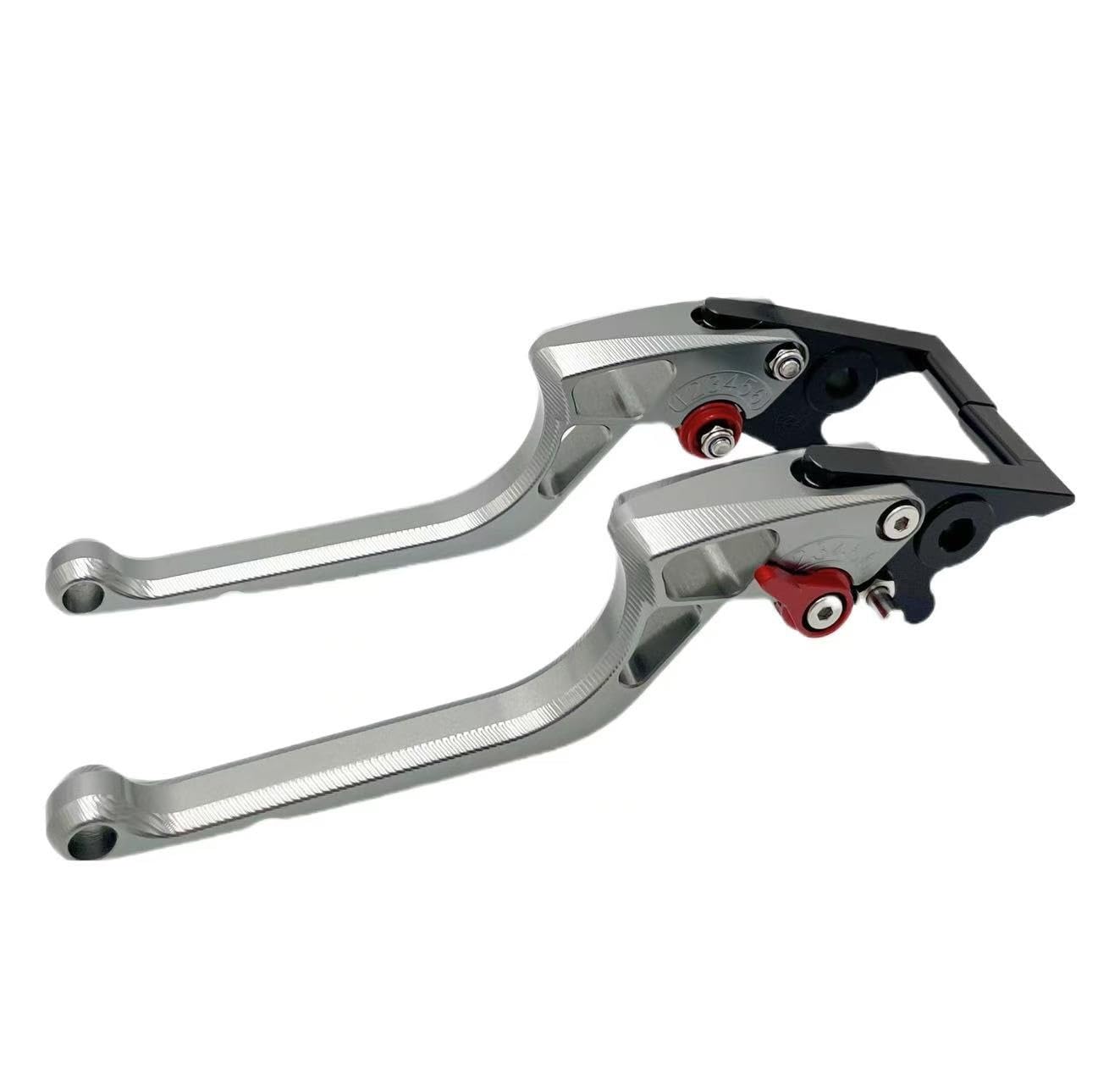 Zhannuobhd Titanium Brake Clutch Lever For Kawasaki For Ninja400 For Z400 Motorcycles Modified Brakes Horns Handlebars Clutches Handlebars Levers Horns(Titanium)
