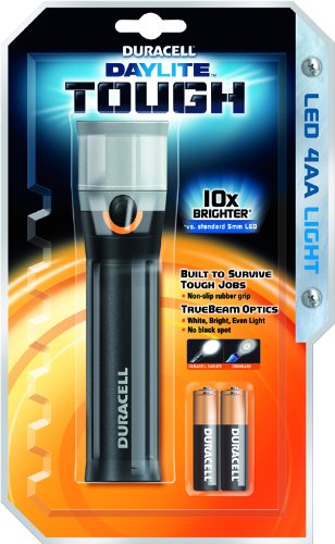 Preisvergleich Produktbild Duracell Daylite Tough Taschenlampe mit 4x AA Batterien