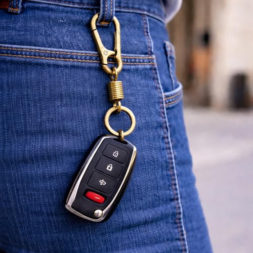 Image of THE MEN THING - Premium Stainless Steel Multicolor Keychain for Men & Boys