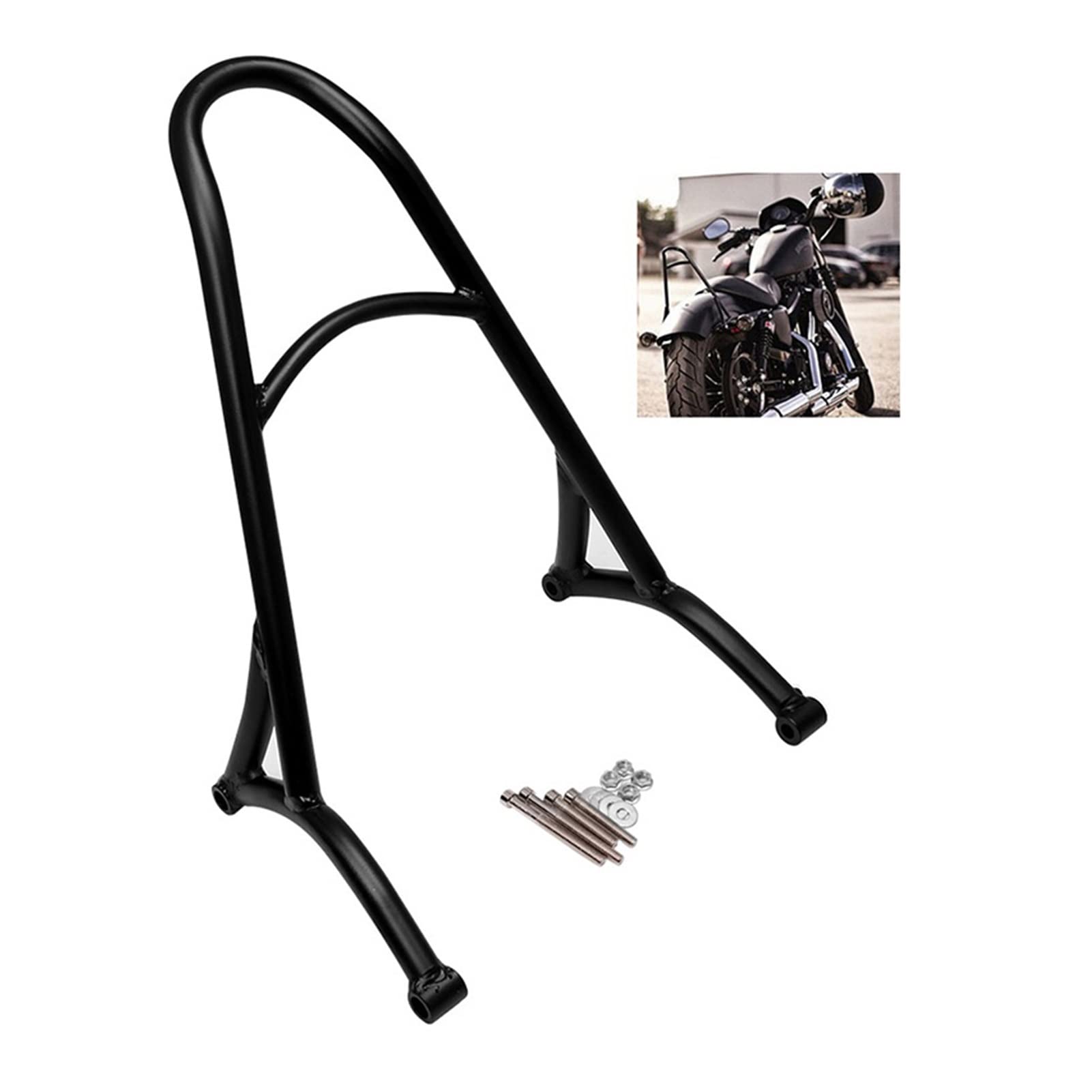 Buy Osmanthus Cafe Racer Motorcycle Sissy Bar Backrest Pad Retro
