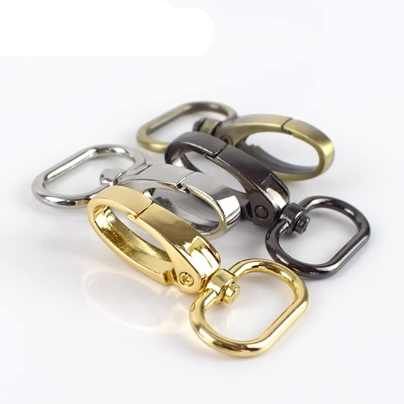 Broches de metal, hebillas, 100 piezas 16/20/26/32/38 mm Hebillas de metal Bolsas Correa Langosta Mosquetón giratorio Gancho de seguridad Collar Llavero Bolsa de bricolaje Accesorios al por mayor-20 m
