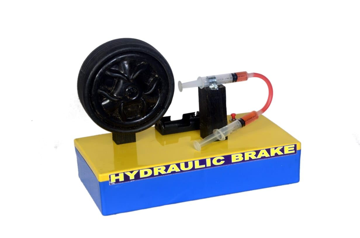 Make Gold-Hydraulic Brake Model Skill Based Fun Toys Gifts Item for Girls and Boys, Science Engineering Project