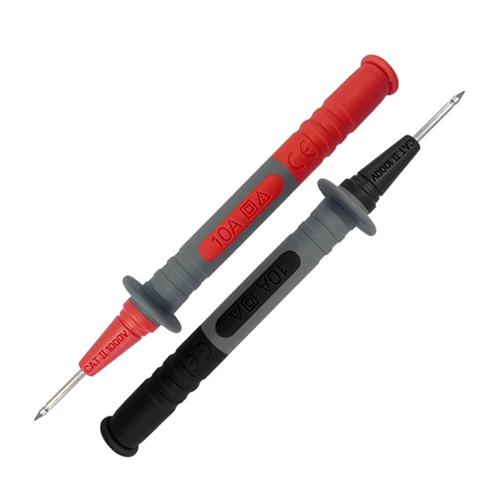 Ljmyy Flame Retardant Silicone Multimeter Leads Fine Steel Tip Replacement Multimeter Probe Tester Leads