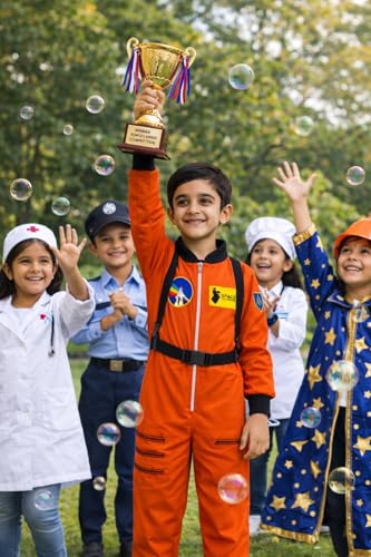Image of FancyDressWale Community Helper & Career Role Play Costume for Fancy Dress Pilot, Navy, Army, astronaunt, Police Costumes