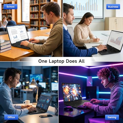 Image of NIMO Light-Gaming-Laptop, AMD Ryzen 7 7735HS (Beats i7-12650H), 16GB DDR5 1TB SSD, 100W PD, Radeon 680M 15.6 inch FHD Backlit KB Fingerprint Computer for Business Gaming College School