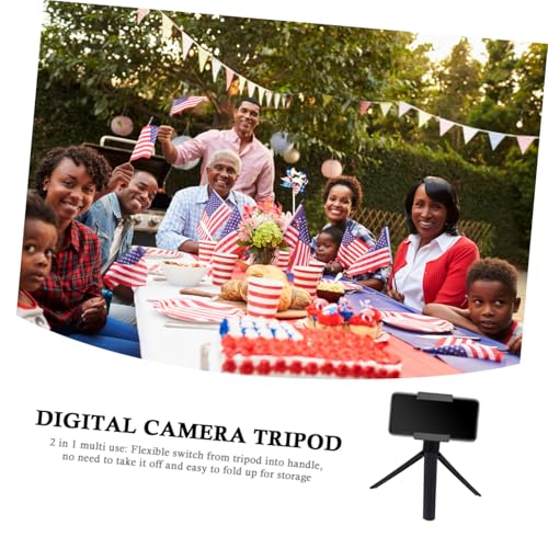 Mini trípode de mesa plegable ULTECHNOVO con soporte de cinco piezas para móviles y cámaras 6