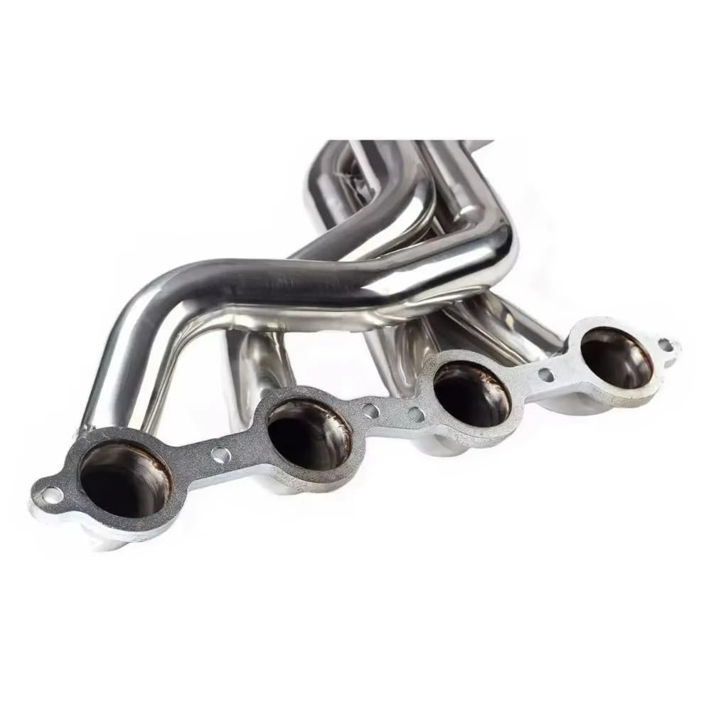 Auto- Auspuffkrümmer Für 2010–2015, Für Chevy, Für Camaro SS 6,2 L, V8, Edelstahl-Langrohr-Krümmerverteiler Auto-Auspuffrohr