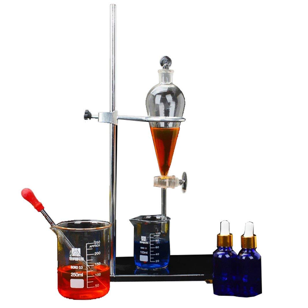 Fayelong Apparecchiature per Distillazione Laboratorio 1000 ml Distillatore Acqua per Oli Essenziali Attrezzature per la Vetreria Laboratorio Chimica Distillazione a Vapore Depuratore