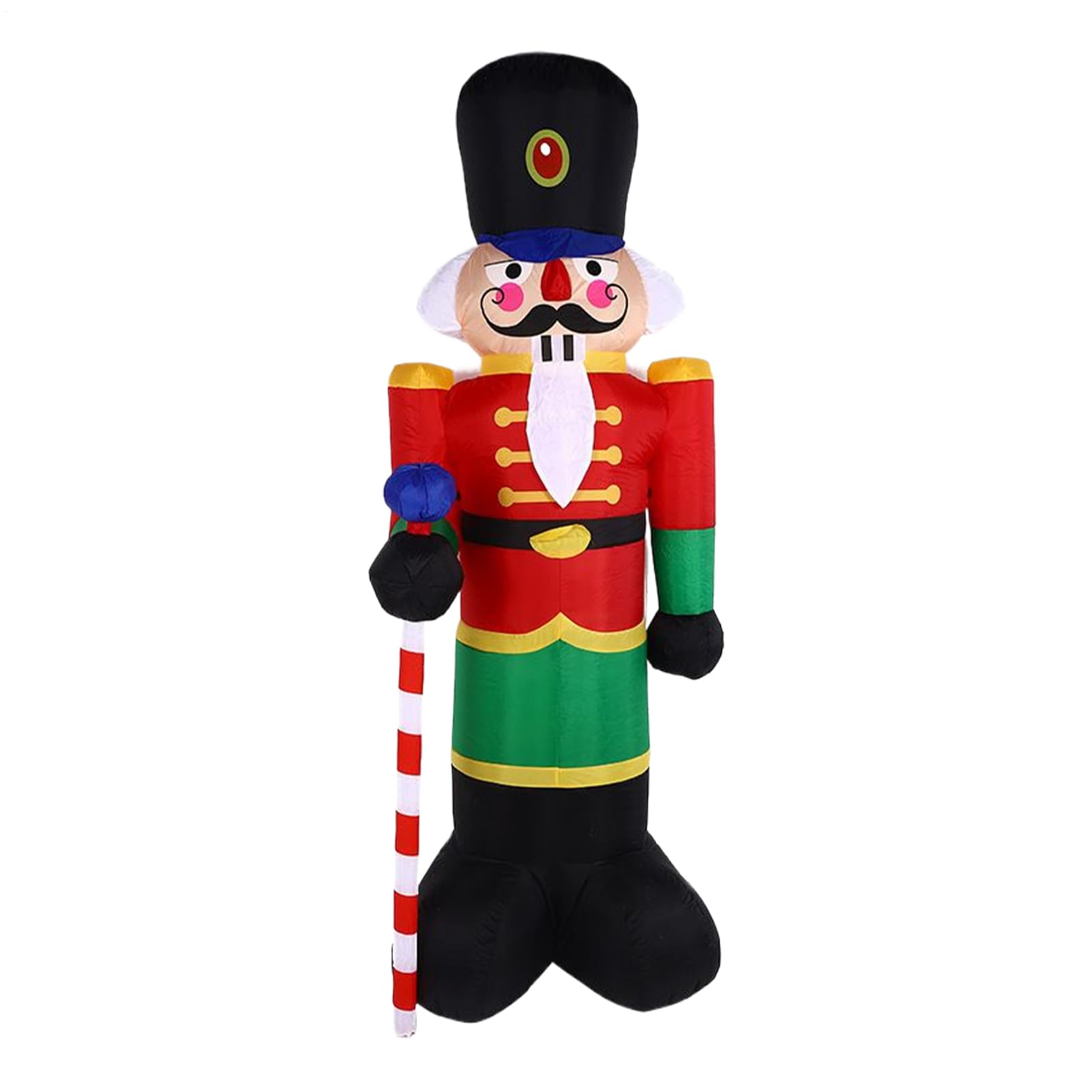 Gonfiabile Decorazioni Natalizie 240 cm Impermeabili Decorazioni | Gonfiabili Natalizi Da Esterno per Famiglia Festa Vacanza Prato Casa Cortile Giardino Invernale