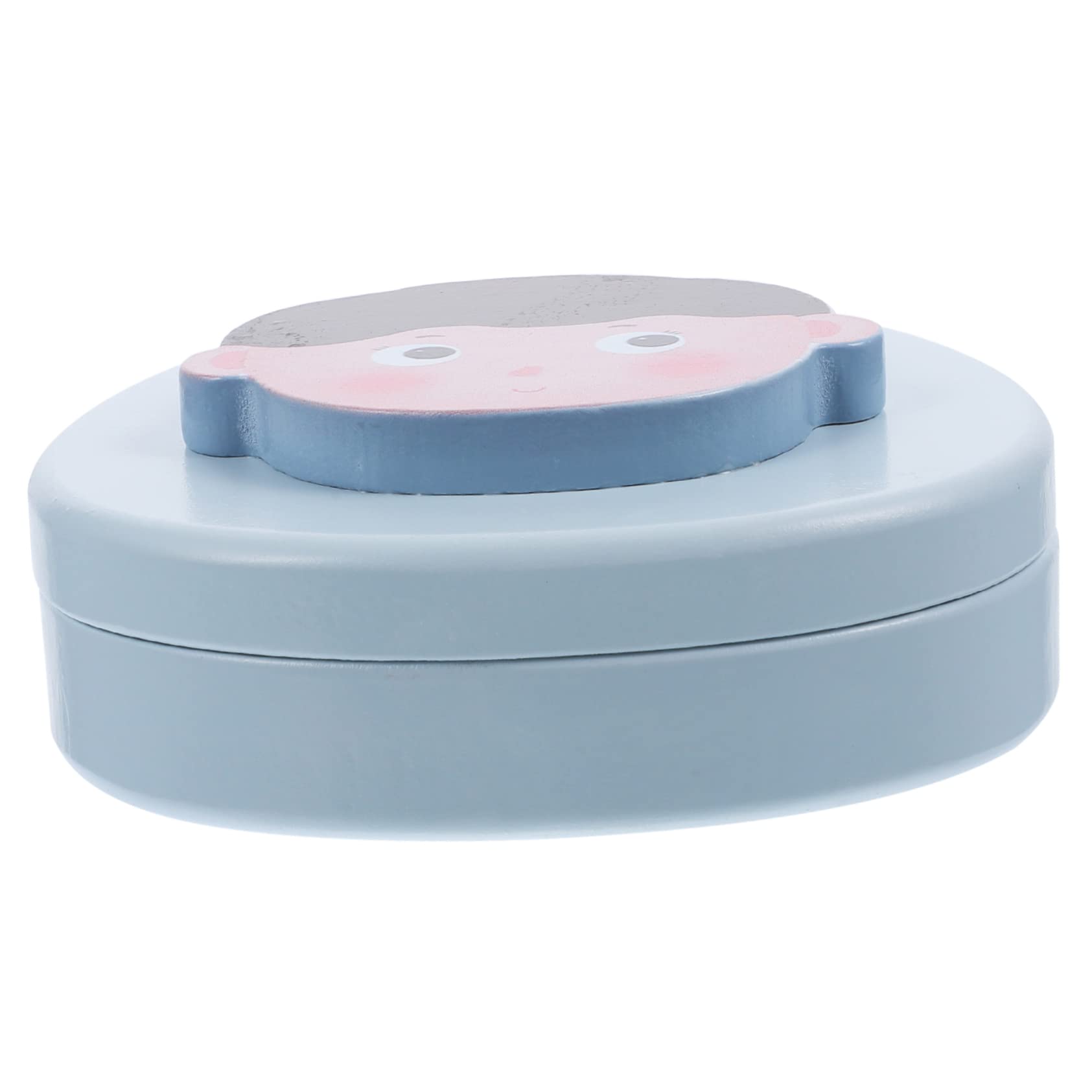 Caja de Recuerdos Guardado de Dientes de Madera, para Niños | 1 Juego, Cierre Fácil, Resistente al Desgaste, Detalles en Pp, Acrílico y Algodón