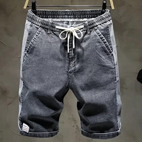 Short en jean homme léger et fluide RLKHXBS coupe ample style coréen