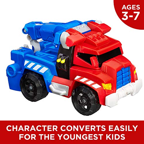 Transformers B1835 Playskool Heroes Rescue Bots Optimus Prime, Converting Toy Robot Action Figure thumb #2