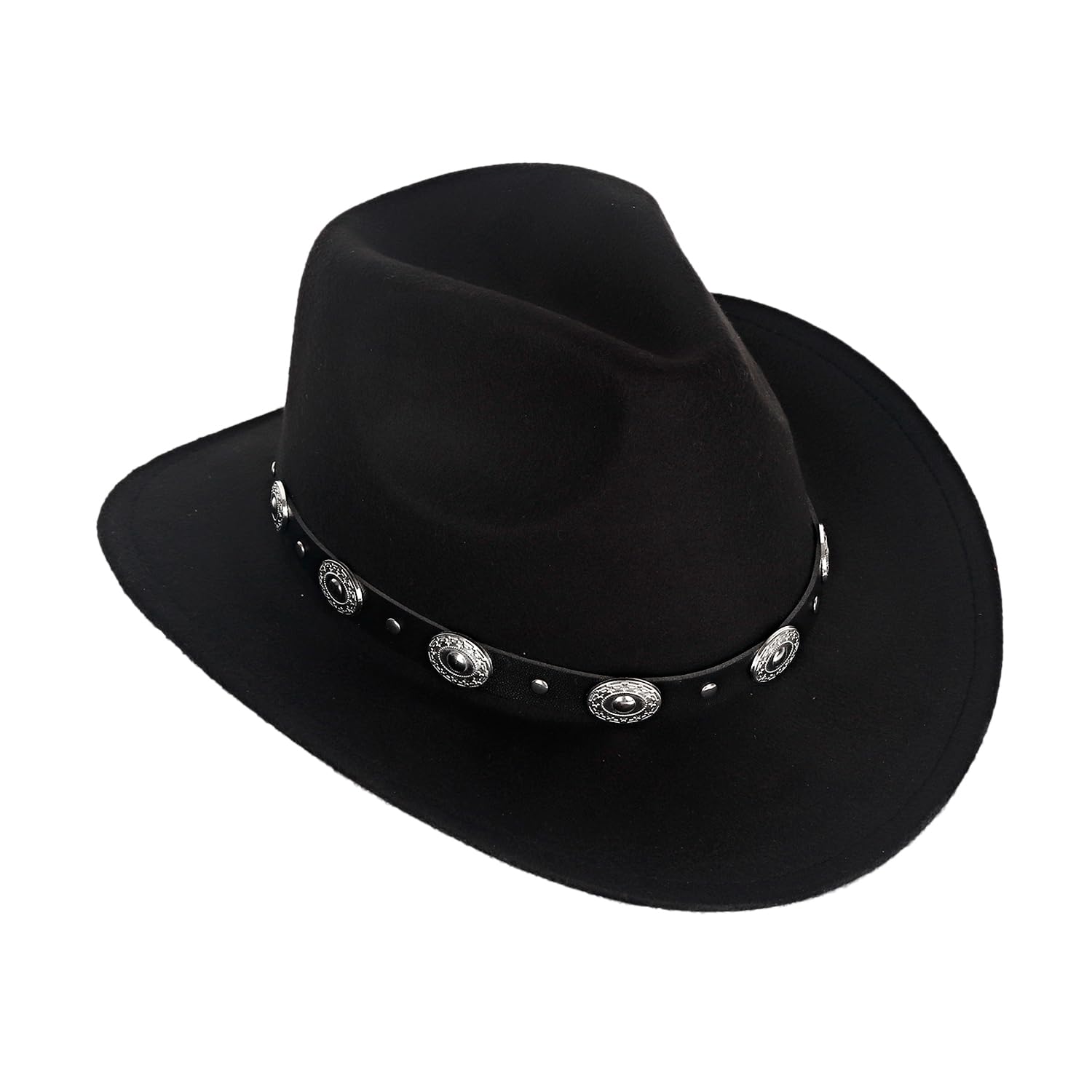 keland Sombrero Vaquero Sombrero Cowboy Sombrero de Vaquera Sombrero Western para Adulto