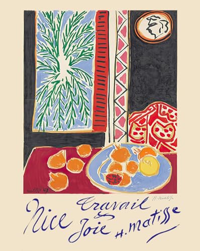 Henri Matisse Affiche pour habiller un mur vide avec une peinture sur toile chic de 30x40cm
