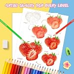 Ugmic 72 Coloring Pencils Set - Coloured Pencils for Adults Professional Colour Mixing Painting and Sketches, Soft Wax-Based Wooden Coloured Pencils Perfect for Students Children Colouring Books