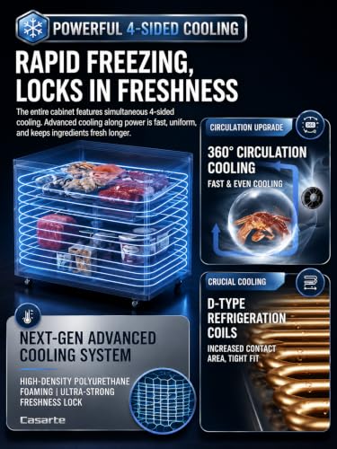 Casanta 7.0 Cu Ft Chest Freezer