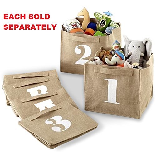 Betty Rhae Eco-friendly Jute Storage Basket, A-1