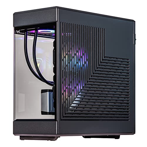 Image of Velztorm Black Praetix Custom Built Y60 Gaming Desktop PC (Radeon RX 7900 XT 20GB (Beats 4080), Liquid Cooled Intel i9-14900K, 64GB DDR5, 8TB PCIe SSD, 1000W PSU, WiFi 6E, Win 11 Home)