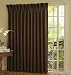 Eclipse 12109100X084ESP Thermal 100-Inch by 84-Inch Blackout Single Patio Door Curtain Panel, Espresso