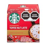 Starbucks Toffee Nut Latte by Nescafé Dolce Gusto, Café en Cápsulas,12 cápsulas.