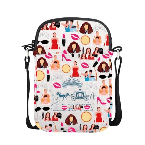 CMNIM Princess Diary Merch Gifts Gen-via Inspired Crossbody Bag Princess Fans Party Gifts Comedy Movie Shoulder Purse Handbag (Gen-via Mini CB)