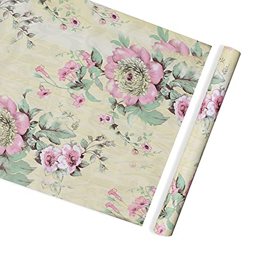 Vinile autoadesivo decorativo carta floreale