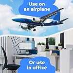 Portable Airplane Foot Hammock for Plane Travel with Memory Foam & Hardboard for No Feet or Leg Clashing - Long Flight Air Travel Essentials to Relax Feet Rest Flying Overseas by Beswalt (Black) - Image 3