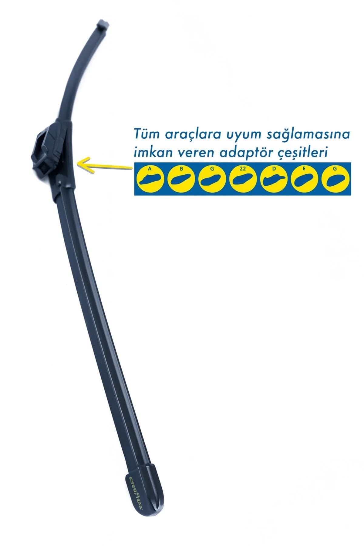 Goodyear Mitsubishi Shogun Pinin 2007'den itibaren Supermute Silecek Seti 2 parça, 550 mm x 500 mm Boyut