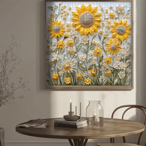 Puzzle Floral para Adultos 16 Años miniatura 6