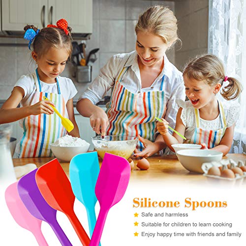 Spatules en silicone de cuisine lot de 7 ustensiles pour la cuisson