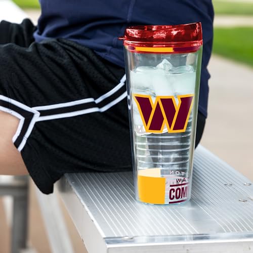 Image of Rico Industries NFL Football Double Wall Classic 16oz Or 20oz Tritan Tumbler W Lid