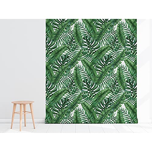 Papier Peint Repositionnable Monstera pour Relooker un Meuble - 5