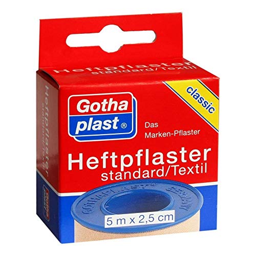 GOTHAPLAST Heftpfl.stand.2,5 cmx5 m Euroaufhänger 1 St