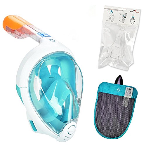 ME MARTIAN ELITE Tribord/Subea Easybreath (2019 Version) Full Face Snorkel Mask with Enhanced Anti-Fog and Anti-Leak