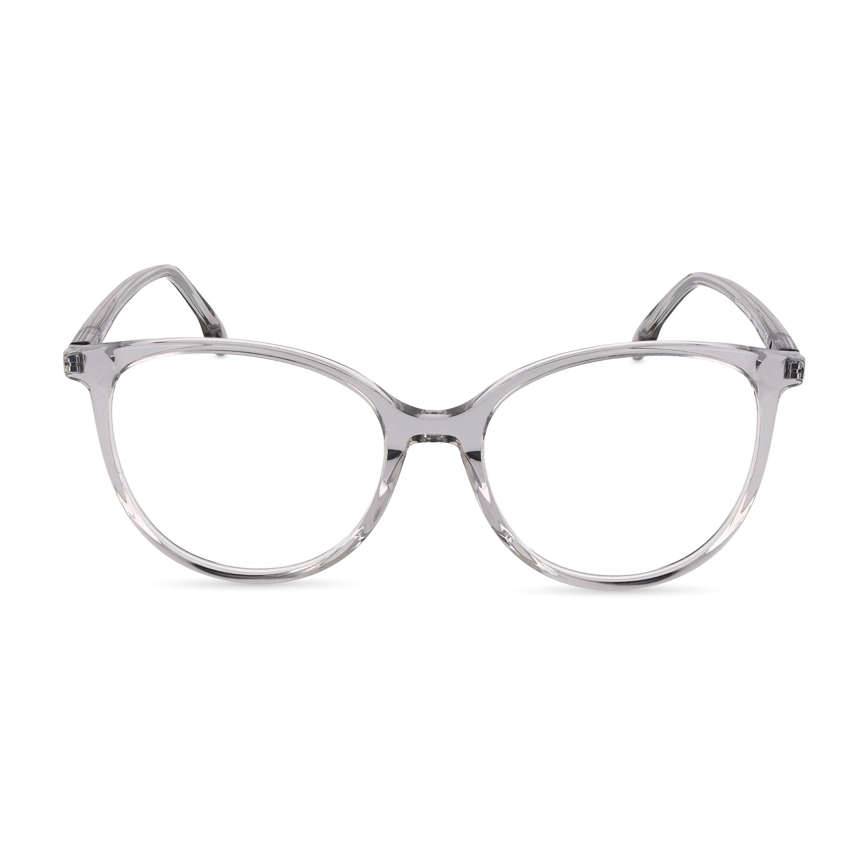 Rodenstock ROUNDED Azetat Brillen in Light Grey, Silver für Damen, Brille mit Sehstärke, optional mit Sonnenbrillen tönung oder Blaulichtfilter (Modell R5361)