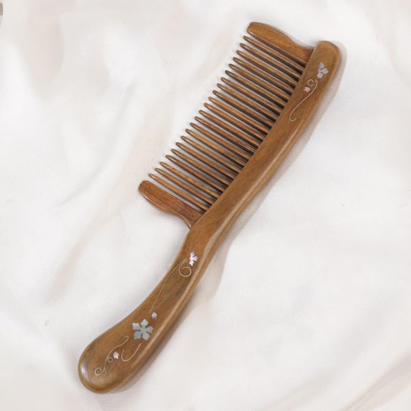 Log Wooden Comb Portable Household Hair Drying Women's