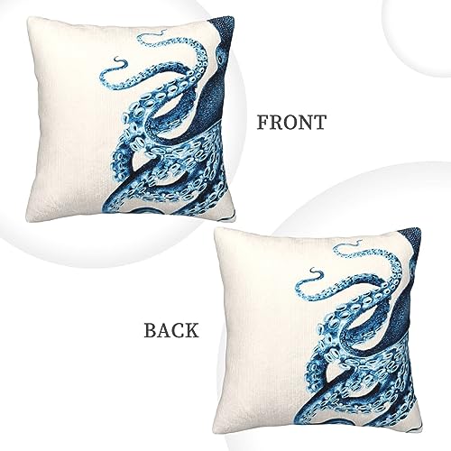 Housses de coussin velours côtelé imprimé pieuvre de luxe - 4