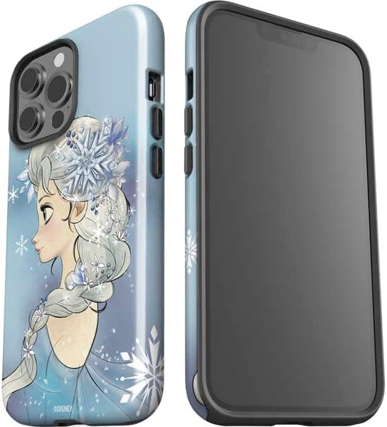 Miniatura 4 de Skinit Impact - Funda compatible con iPhone 15 Pro Max, con licencia oficial de Disney Frozen Elsa Side Portrait