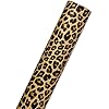 American Greetings Reversible Wrapping Paper Jumbo Roll, Leopard and Gold (1 Roll, 175 sq. ft.)