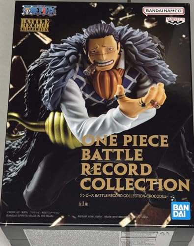Banpresto Figura de Acción Crocodile One Piece - Battle Record Collection 8 cm, BP89301P Multicolor. Estatua coleccionable de piratas, figura detallada, ideal para fans del anime.