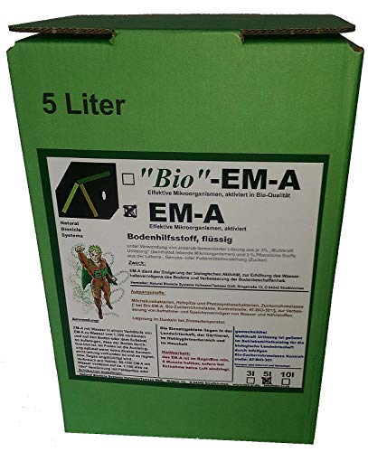 NBS activado por microorganismos efectivos, 5 l, BaginBox, EM-A, material de ayuda al suelo y más, vegano