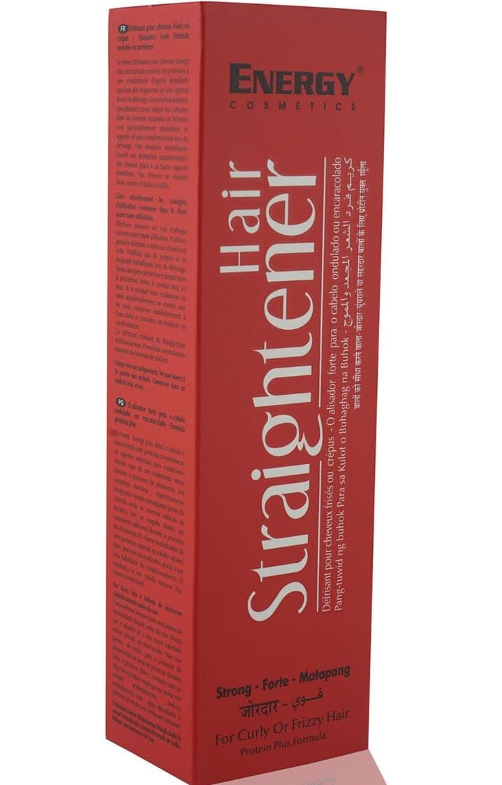 HAIR STRAIGHTENER CREAM ENERGY COSMATICS FOR CURLY OR FRIZZY HAIR
