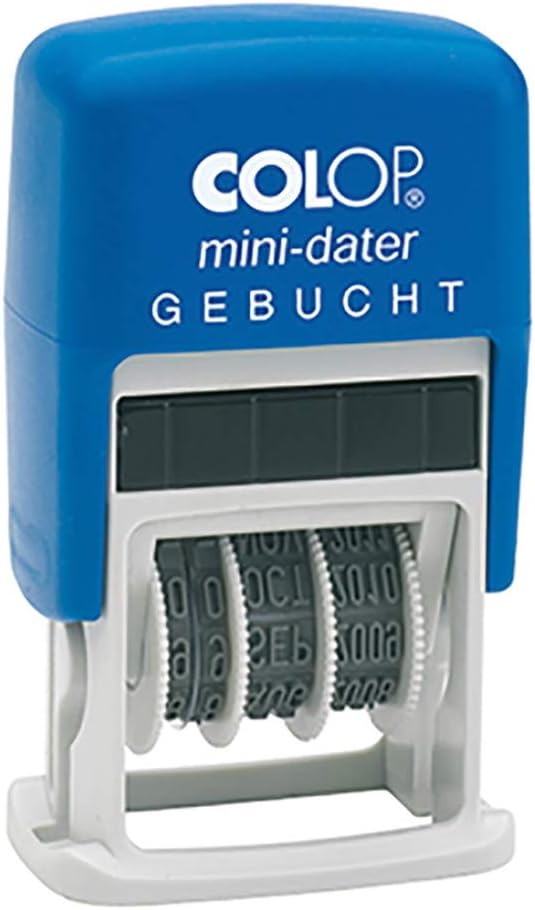 Colop Stempel S160/L3 1456030223, Blau, GEBUCHT - Image 3