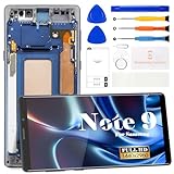 TFT for Samsung Note 9 Screen Replacement for Samsung Galaxy Note 9 LCD Digitizer for Samsung SM-N960 Touch Screen Display Assembly Repair Kits (with Frame) (Blue)