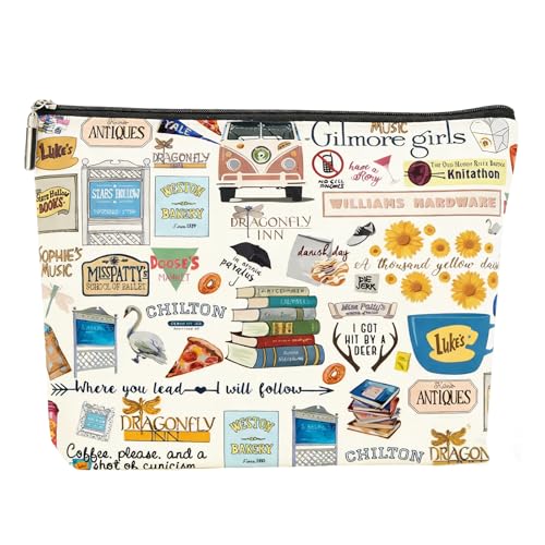 COZERI Gilmore Girls Fanartikel,Gilmore Girls Merch,Canvas mit Tierdruck, Tragbare Minimalistische Toilettentasche im Verspielten Stil für den Täglichen Gebrauch für 5,79 EUR (-28%) statt 7,99 EUR bei Amazon Bild: COZERI Gilmore Girls Fanartikel,Gilmore Girls Merch,Canvas mit Tierdruck, Tragbare Minimalistische Toilettentasche im Verspielten Stil für den Täglichen Gebrauch für 5,79 EUR (-28%) statt 7,99 EUR bei Amazon